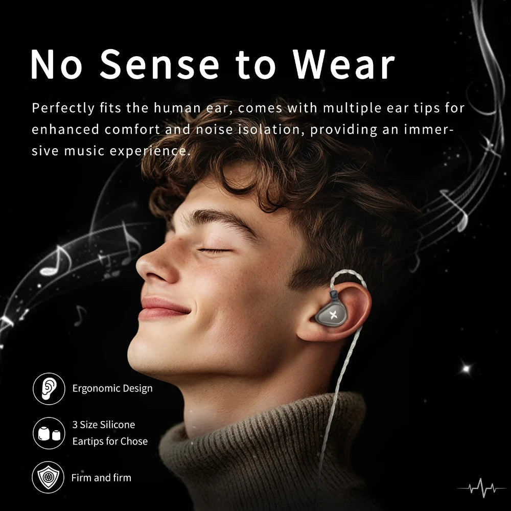DUNU Titan X Earphones Dual Magnetic Dynamic Driver Metal Alloy Housing 3.5mm/TypeC Mic Earbuds For HiFi Earphone Audiophile