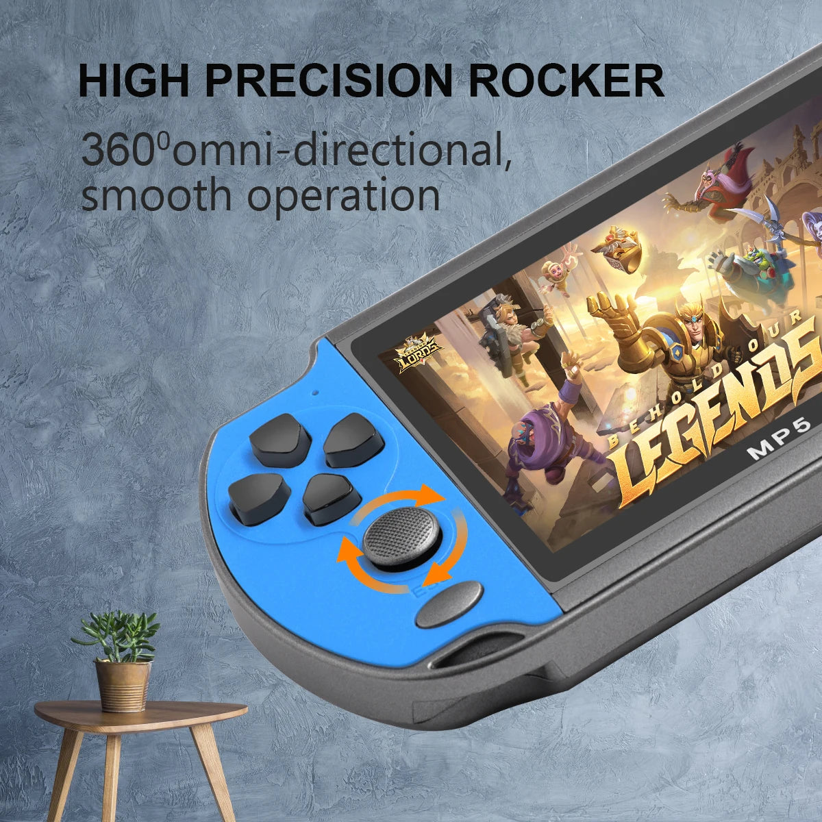 Retro X7 Handheld Game 4.3 Inch HD Large 8G Screen Classic Game Console Built-in 10000 Games Mini Handheld MP5 Video Game
