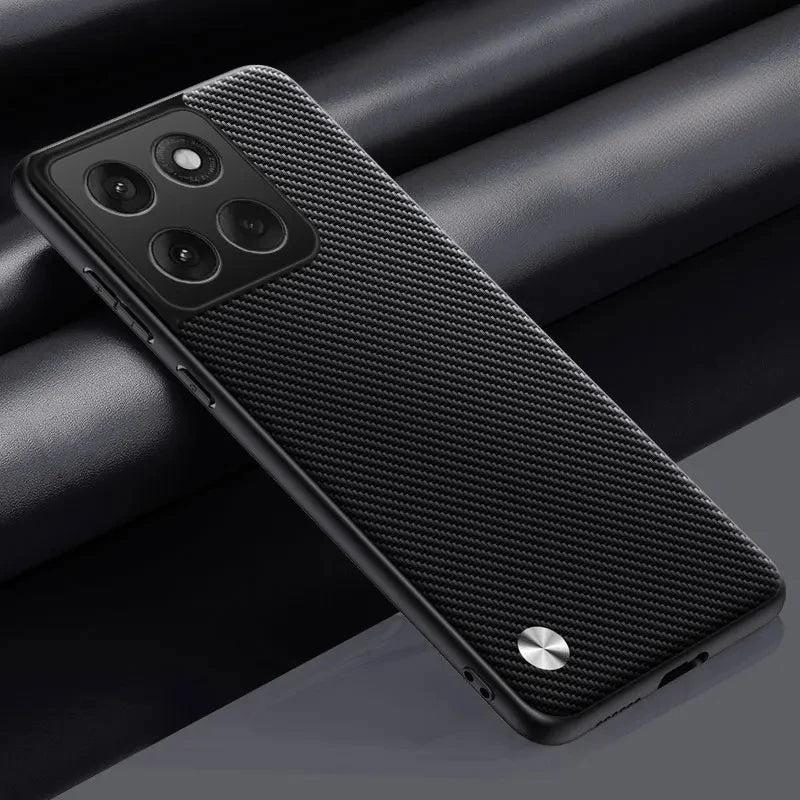 for Motorola Edge 60 Pro Carbon Fiber PU Leather Case for Motorola Edge 60 Stylus 60 Fusion 60s Matte Shockproof Soft Cover