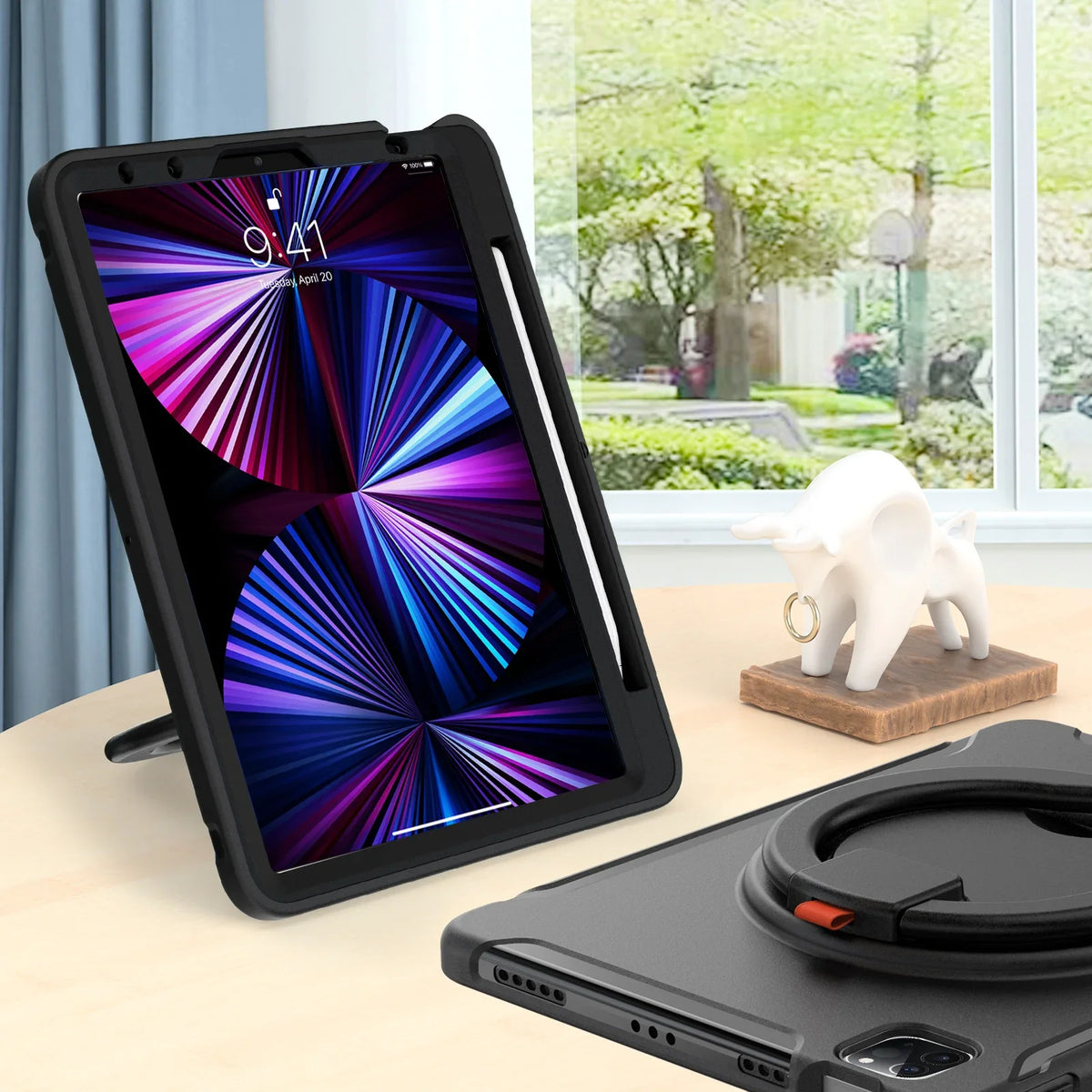 Stand Tablet Case For iPad 2025 Pro 13 11 Mini Air 3 4 5 6 7 8 9 10th 11th Generation 10.9 12.9 inch Handle Shockproof Cover
