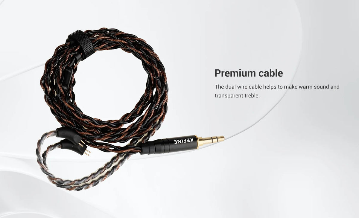 KEFINE Klanar 14.5mm Planar Magnetic Driver Hifi Wired IEM Earphones with CNC Metal Housing & Detachable 0.78 2pin 3.5mm Cable