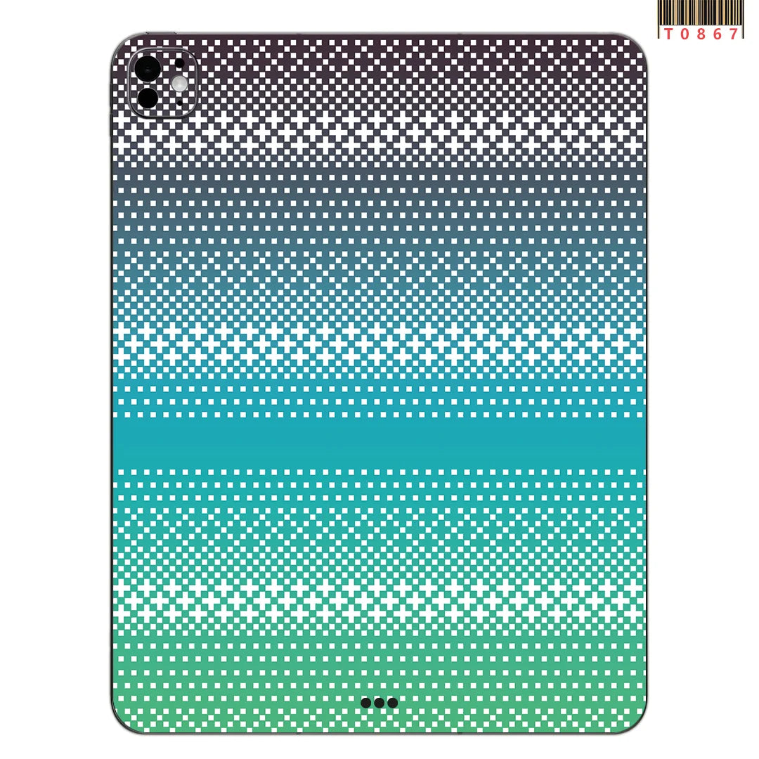 For iPad Pro 11 2025 AIR 13 11 2025 2024 Mini 7 6 Full Cover Colorful Back Film Covers Decal Skin Protector Sticker