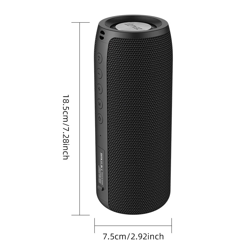 ZEALOT-S51 Powerful Bluetooth Speaker Bass Wireless Speakers Subwoofer Waterproof Sound Box Support TF, TWS, USB Flash Drive