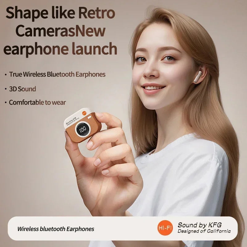 Q86 TWS Bluetooth 5.3 Wireless Headphones Power LED Digital Display HiFi Gaming Headsets Waterproof Sports Earbuds