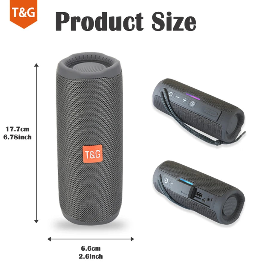 Portable Wireless Bluetooth Speaker Blutooth Music Sound Box For Caixa De Som Blootooth Subwoofer Radio FM Handfree Bass System