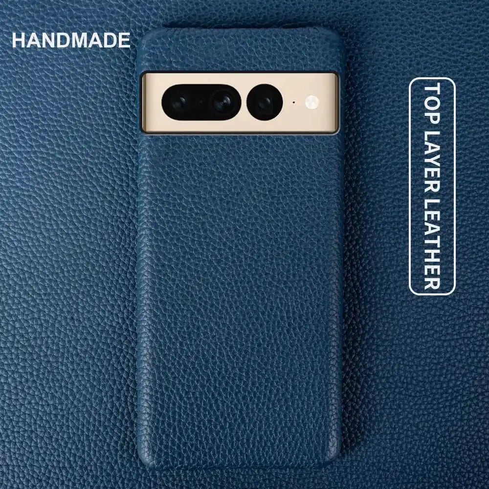 Fundas Pixel 10 Pro Case Business Genuine Leather Cases for Google Pixel 6A 7Pro 5A Mobile Phone Cover Capa Back Coque Carcasa