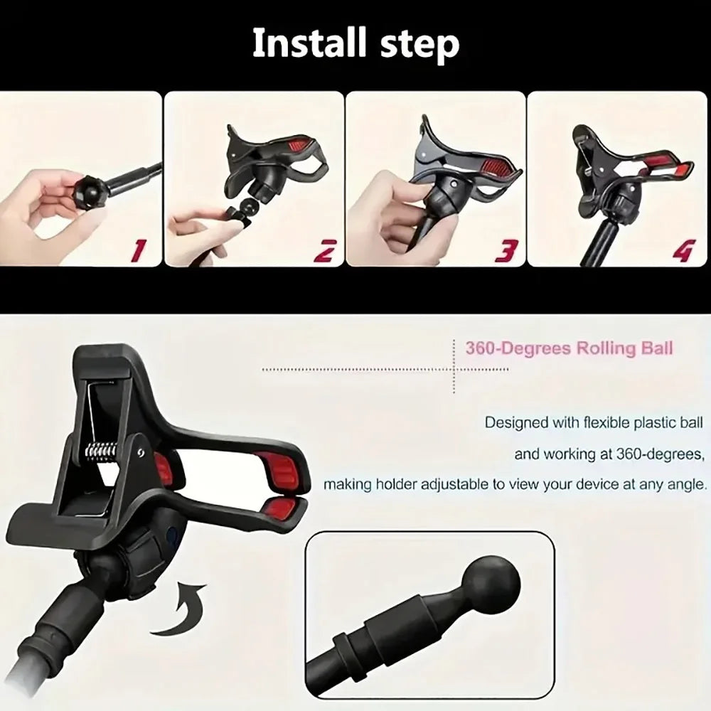 Multifunction Lazy Holder Adjustable Long Arm Universal Mobile Phone Holder Long Arm Cellphone Clip Home Bed Desktop Mount Phone
