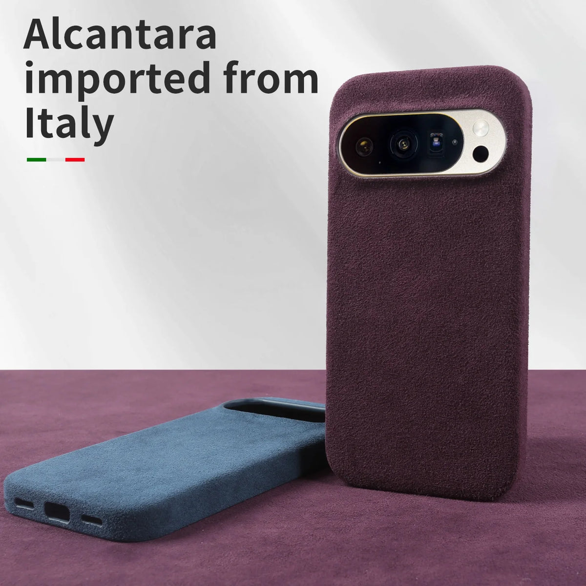 Luxury Magnetic For Google Pixel 10 Pro 9pro 8pro 7pro For ALCANTARA Back Case Artificial Leather Supercar Suede Phone Cover