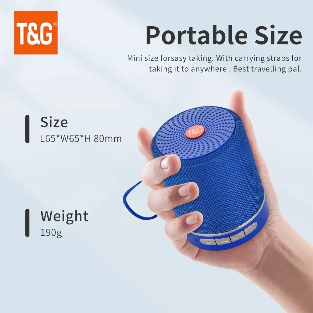 Portable Wireless Mini Subwoofer Bluetooth Speaker Sound Box Music Bass Radio FM Woofer Small Waterproof Caixa De Som Blootooth