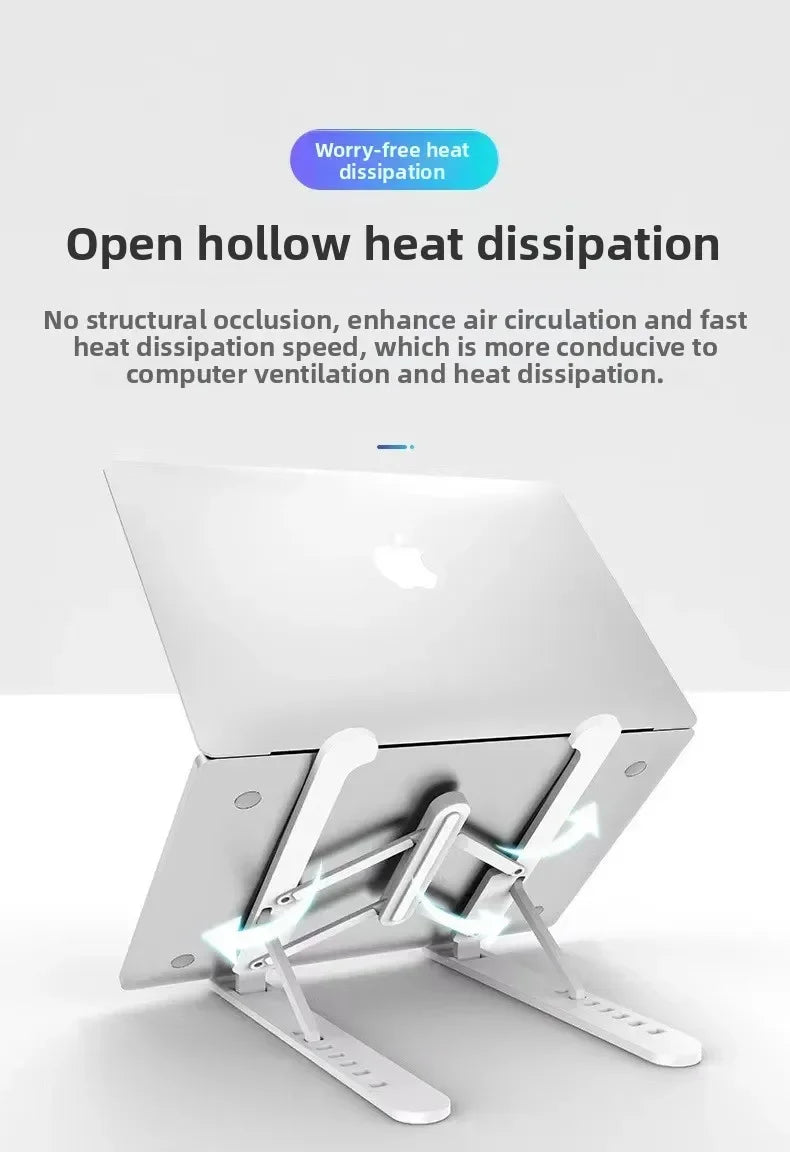 Tablet Stand Holder Folding Heat Dissipation Storage Lifting Adjustable Laptop Stand for Ipad