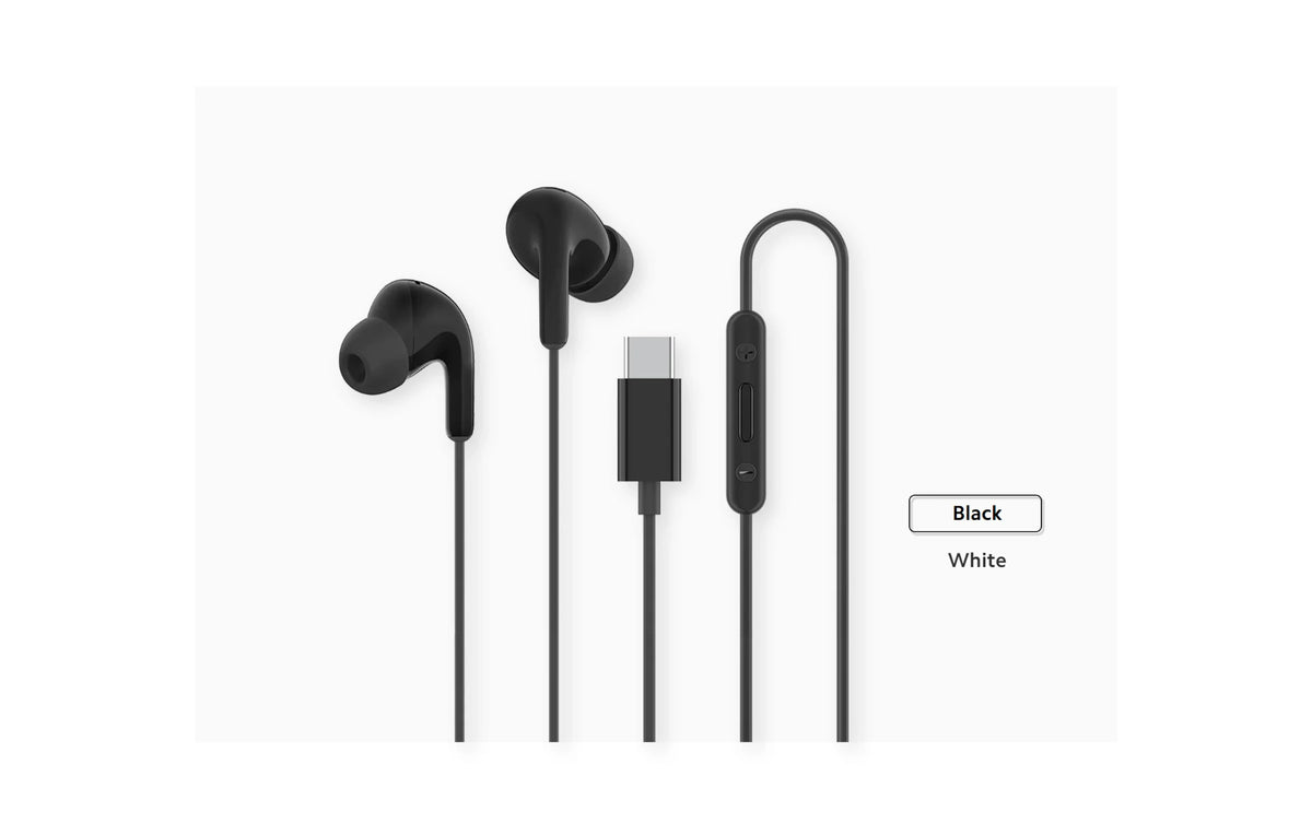 Xiaomi Type-C Earphones Clear Calls HD Microphone IP54 Dust Water Resistant Type-C Port Plug Play Wired Headphone