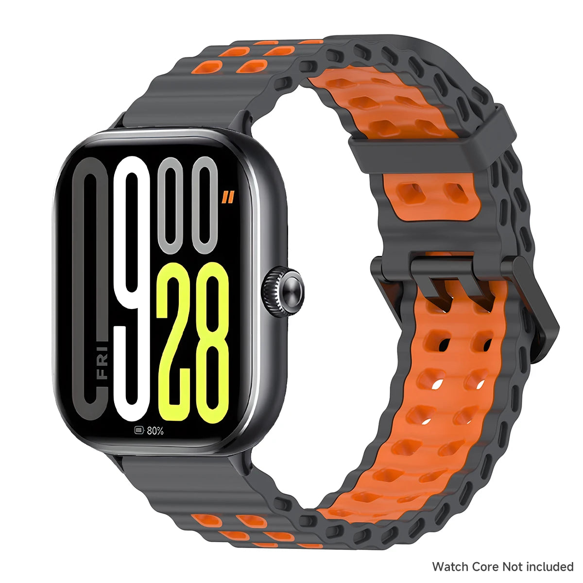 Soft Silicone Strap for Redmi Watch 6 5 4 Sports Two Tone Wristband for Xiaomi Mi Band 8 9 Pro Adjustable Rubber Wristband