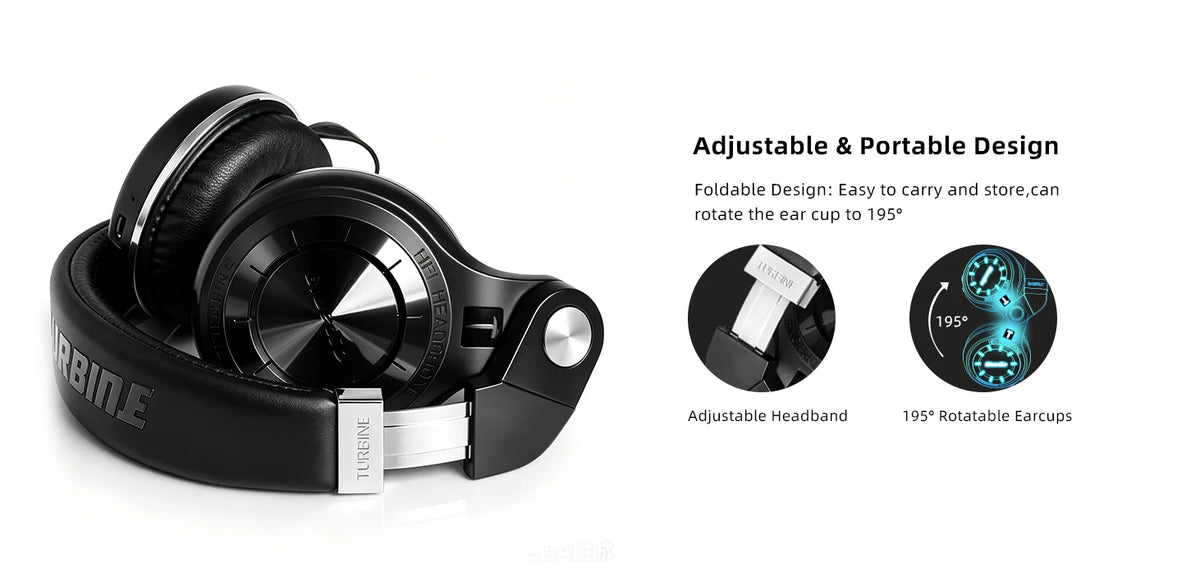 Bluedio Wireless Headphone with Mic Super Bass Over-Ear Headphones Bluetooth 57mm Driver Wireless/3.5mm Cable Foldable Headsets