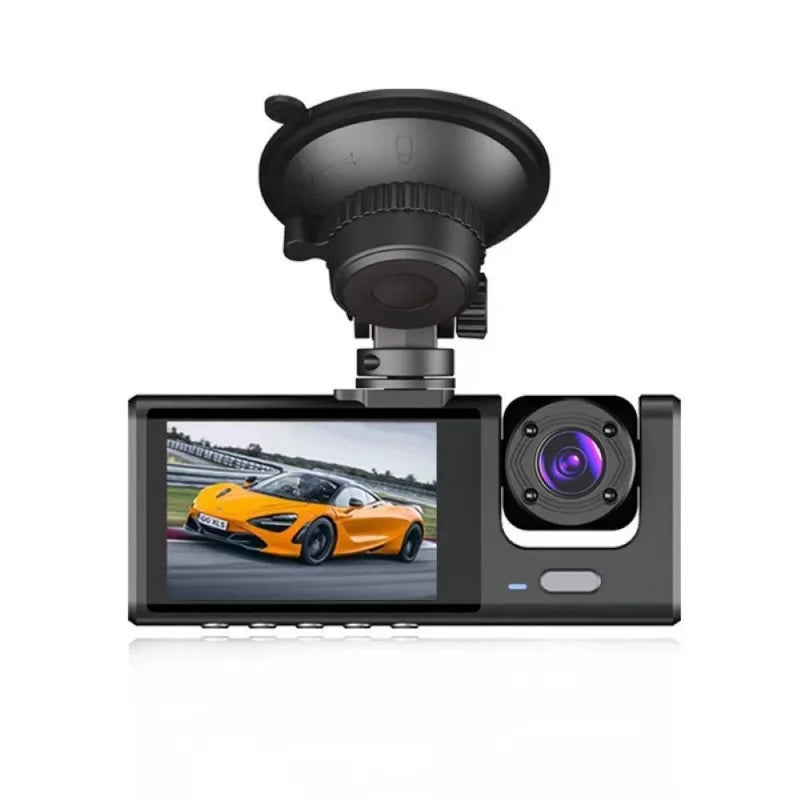 HONG TONG 1080P Car Dvr 2Camra Dash Cam Cars Camera for Vehicle Recorder Video Front Optional Rear Camera Night Vision Dashcam