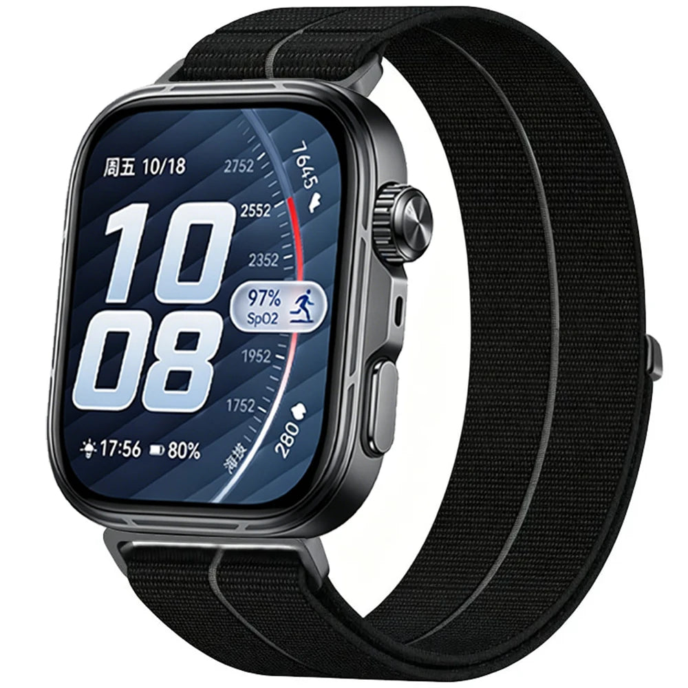 Official Nylon Braided Strap for Huawei Watch Fit 5/5 Pro Breathable Bracelet Watchband Huawei Watch Fit 4 Pro/4/3 Accessories