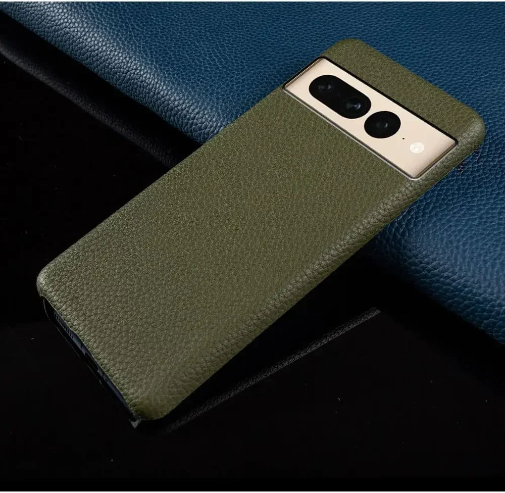 Fundas Pixel 10 Pro Case Business Genuine Leather Cases for Google Pixel 6A 7Pro 5A Mobile Phone Cover Capa Back Coque Carcasa