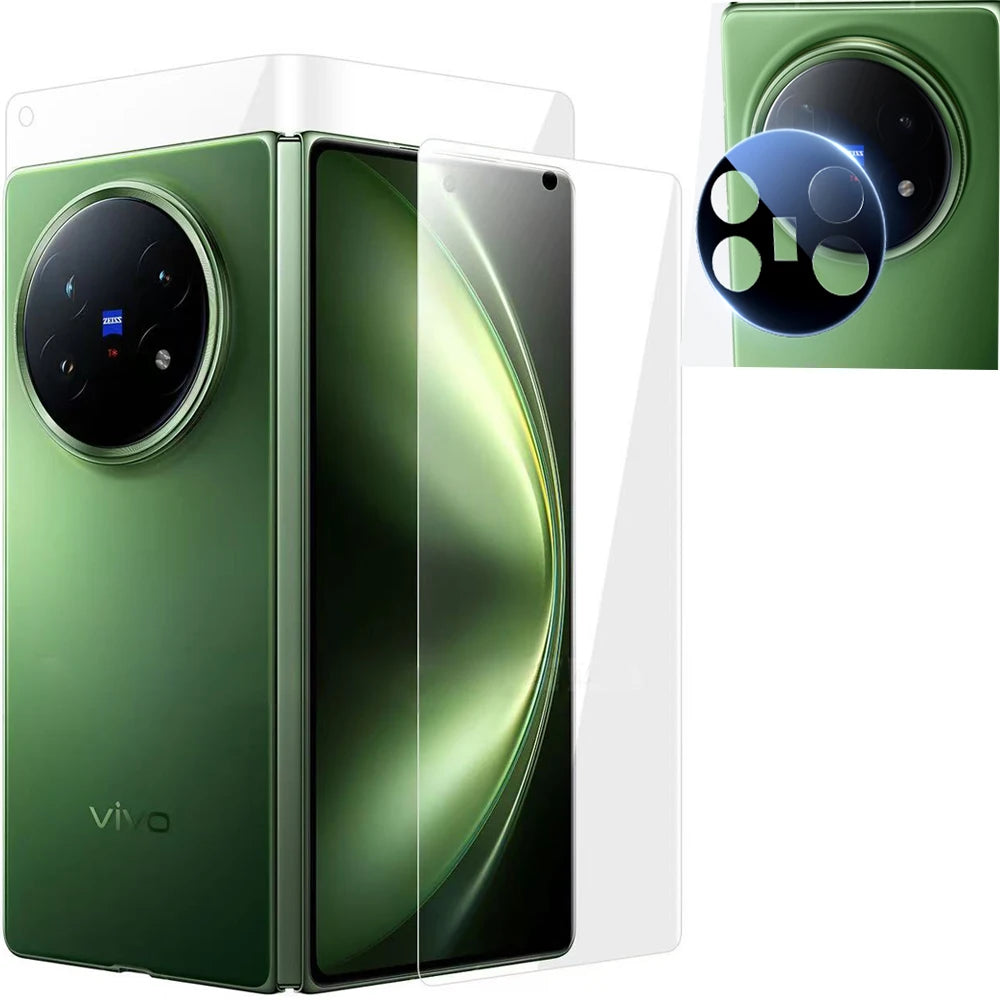 3in1 Hydrogel Film For Vivo X fold5 Pro Front Back Soft HD Screen Protector For Vivo X fold5