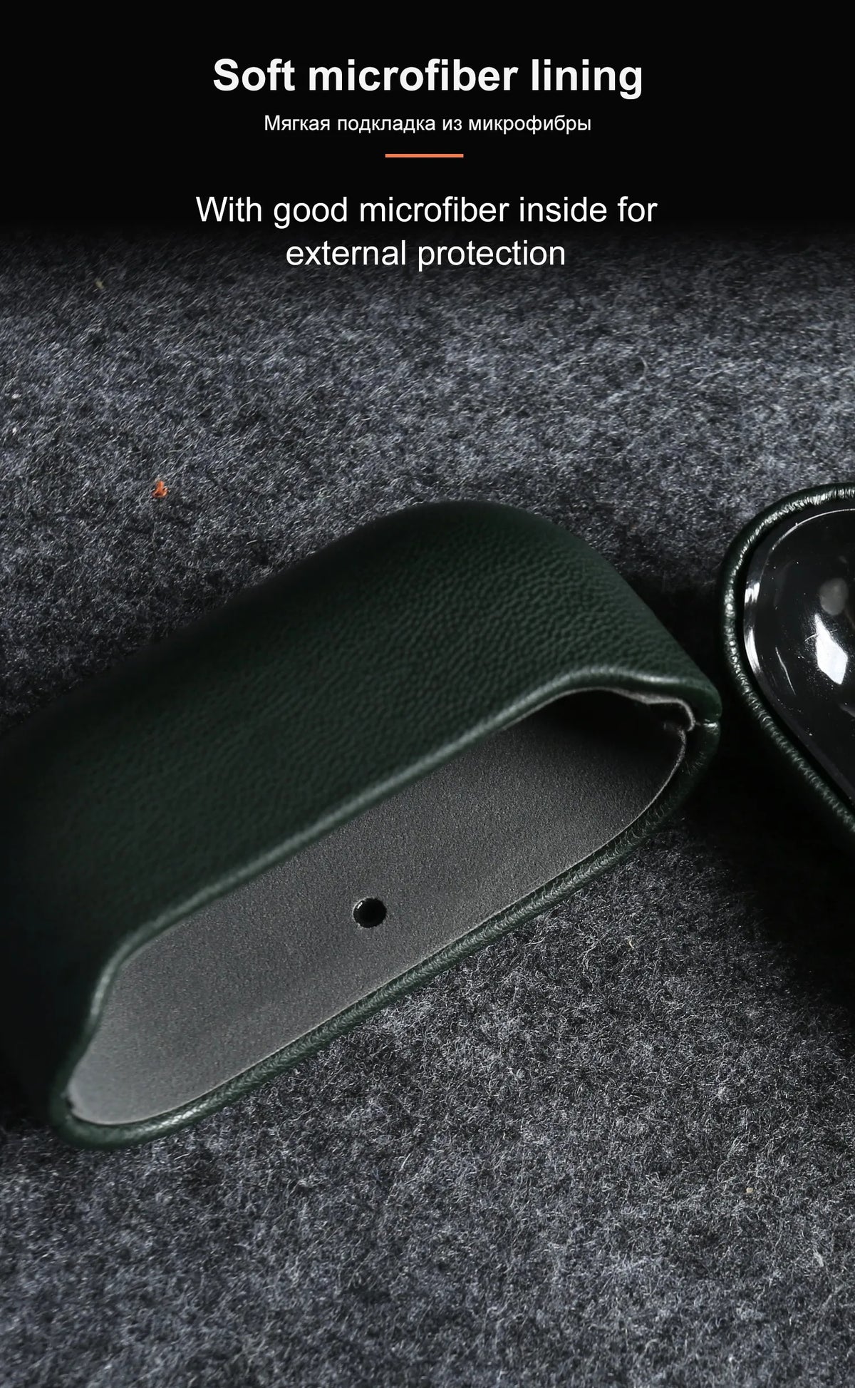 Biobased Eco-Friendly Leather Case For Airpods Pro 3 Airpods4 5 Wireless Earphone Box Headphone Bluetooth Hard Protective Cover