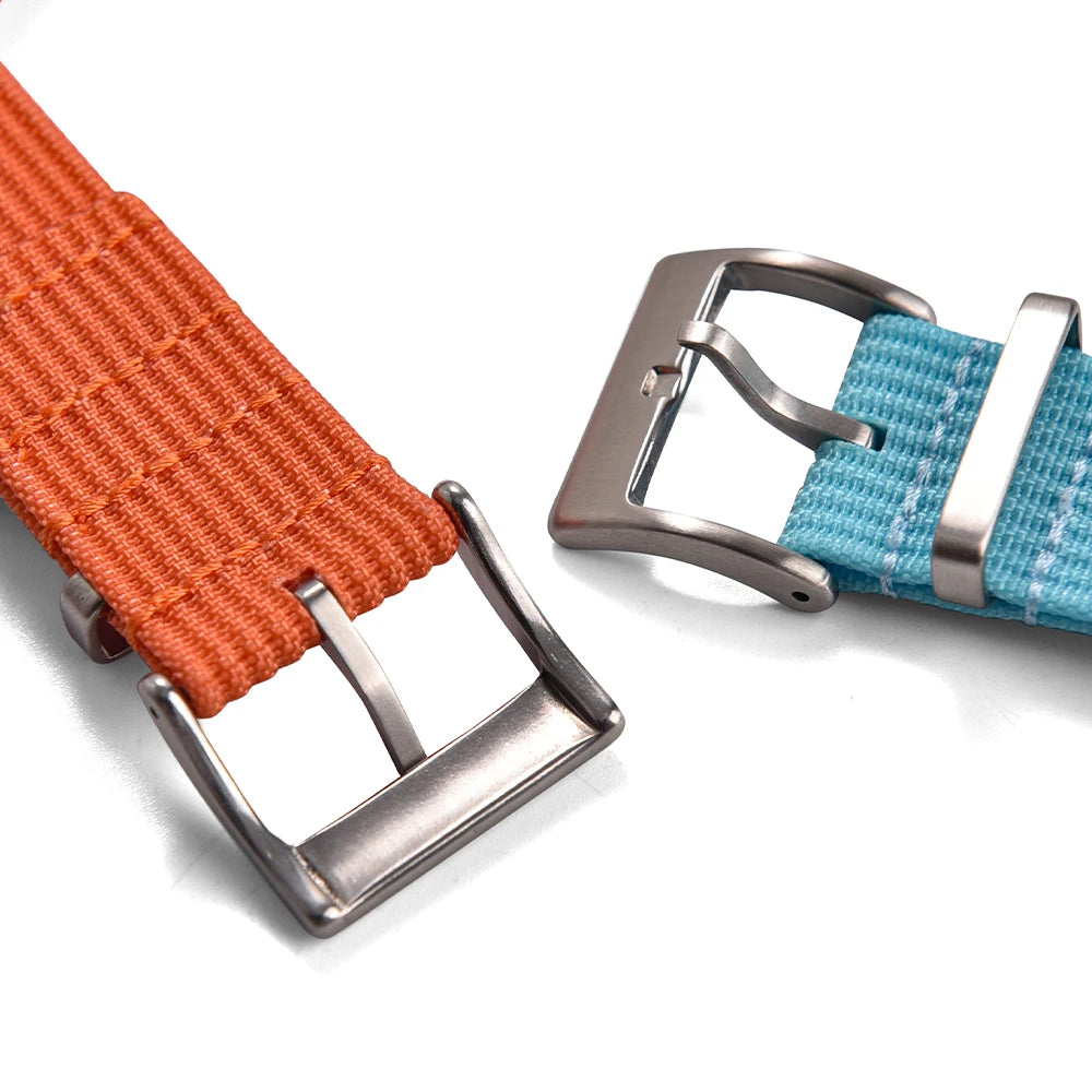 New Ribbed Nylon Watch Strap 18mm 20mm 22mm Qucik Release Straps Military Sports Watchband Fabric Strap for Omega/Smart/Samsung