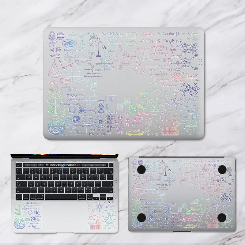 Laptop Skin Sticker for Macbook 13.3 inch Air Pro 2020 UA Print PET Protective Decal Sticker A2337 A2338 Anti-Scratch Waterproof