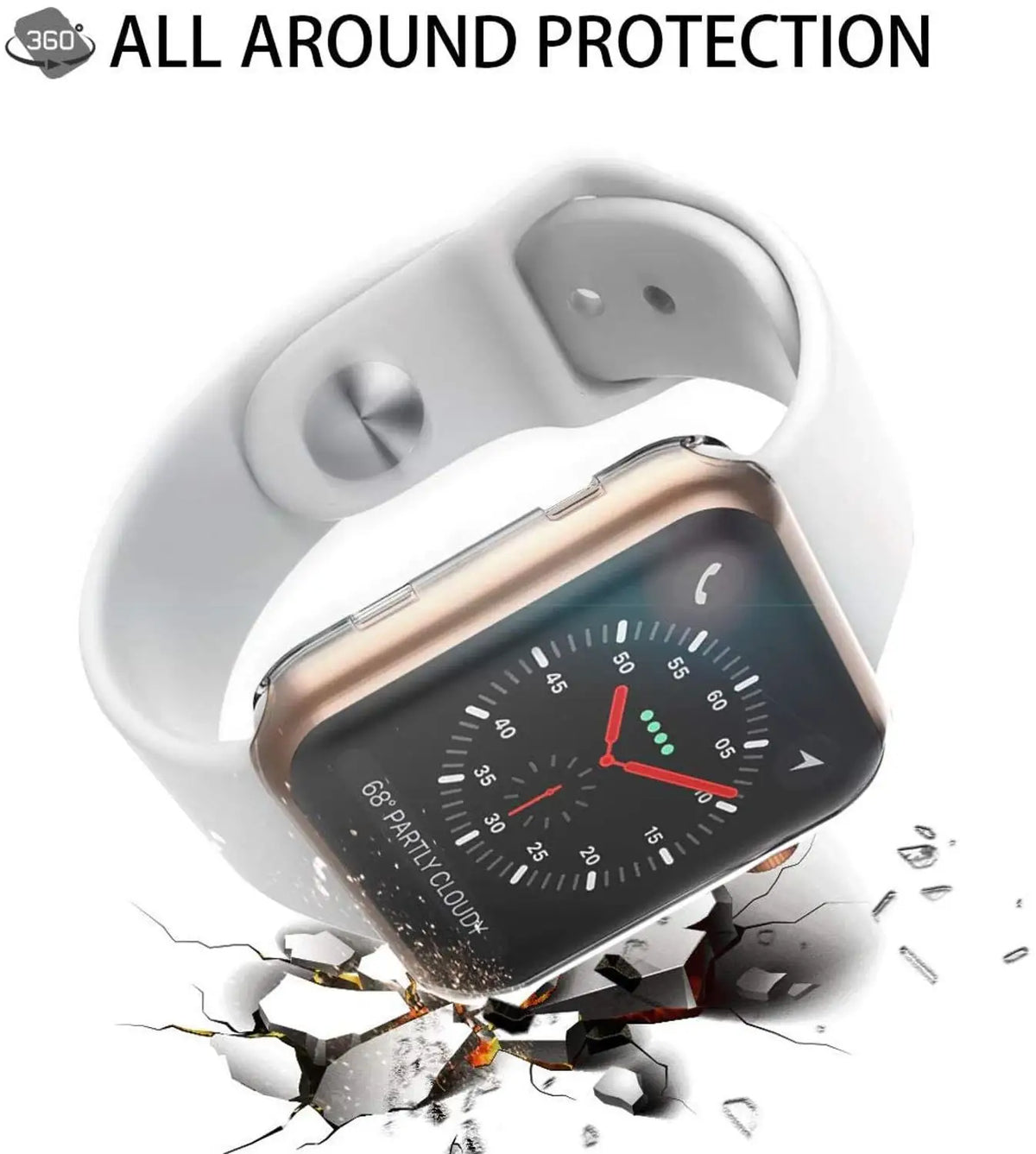 TPU Bumper Cover For Apple Watch Ultra 3 2 1 49mm 45mm 44mm 42mm 41mm 40mm 38mm Screen Protector Case For iWatch Serie 9 8 7 6 5
