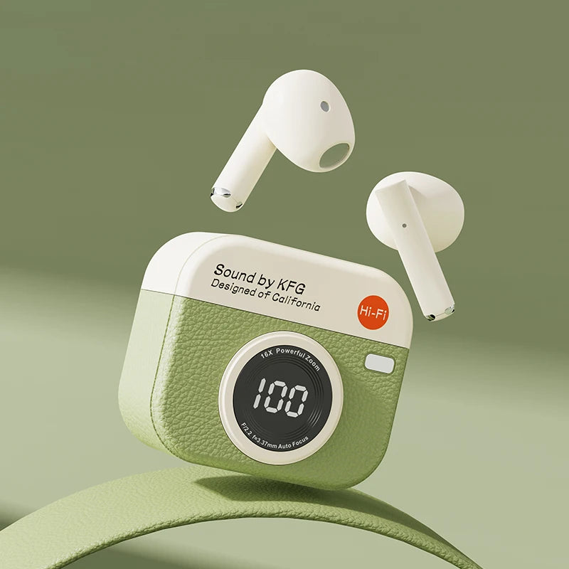 Q86 TWS Bluetooth 5.3 Wireless Headphones Power LED Digital Display HiFi Gaming Headsets Waterproof Sports Earbuds