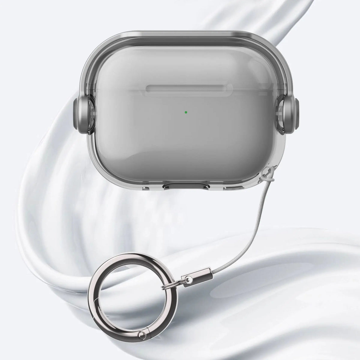 For AirPod Pro3 Case With Lock Shockproof Protective Cover with Cleaner Kit For Airpod 4 Case For AirPods Pro 3 Phone Stand Case