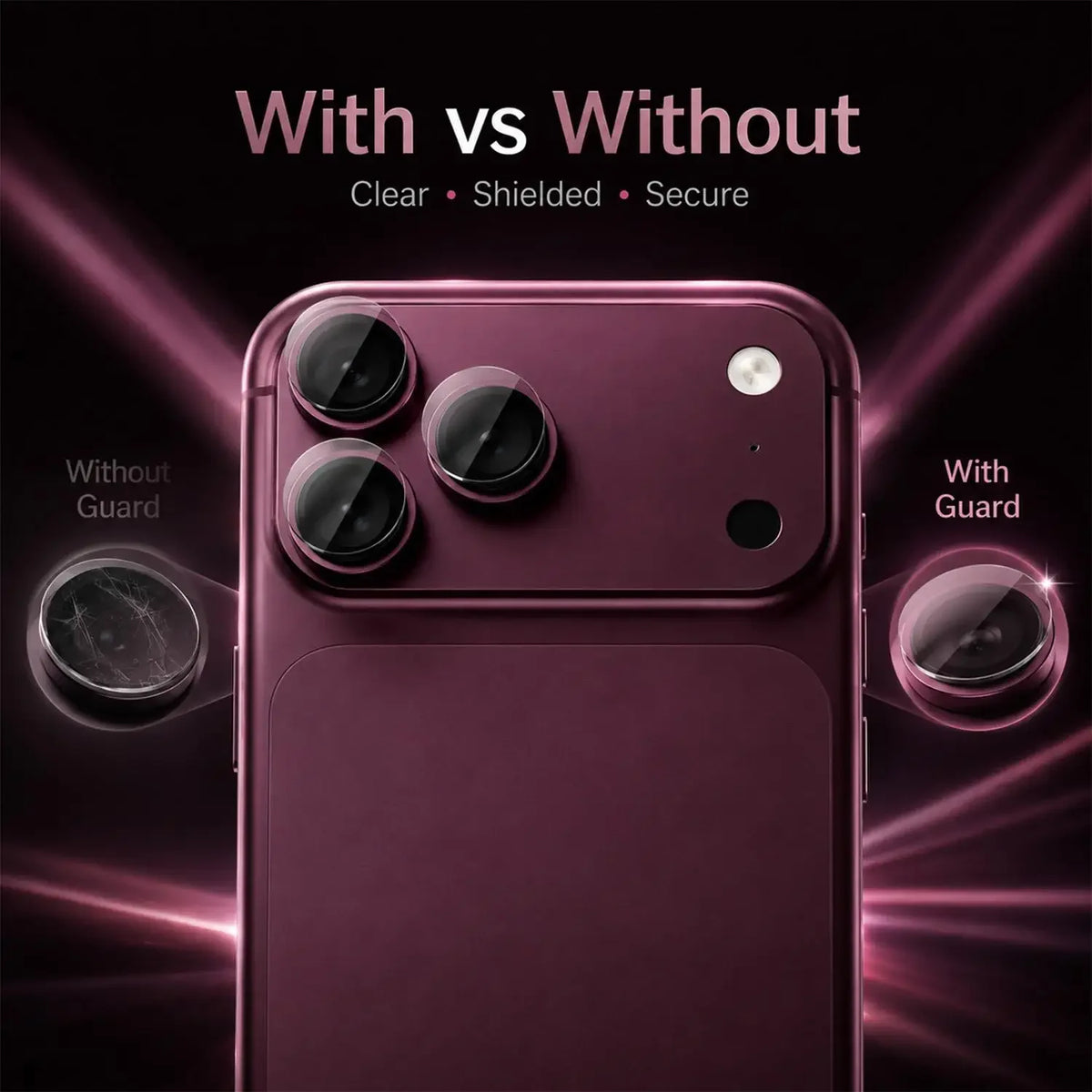 1-5sets Tempered Glass for IPhone 18 Ultra Fold 18 Pro Max HD Clear Camera Lens Protector Anti-scratch Protective Back Lens Film