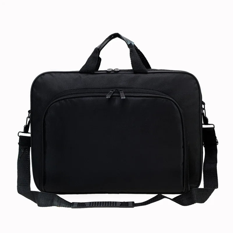 15.6 Inch 17 In Laptop Bag Business Portable Nylon Computer Handbags Laptop Shoulder Handbag Zipper Shoulder Simple Style