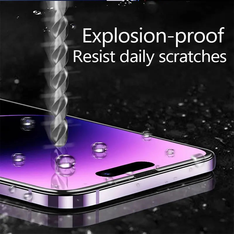 3PCS Tempered Glass For iPhone 12 13 11 14 Pro Max Plus 13 Mini Screen Protector For iPhone 15 16 17 Pro Max 17 Air 16E Glass
