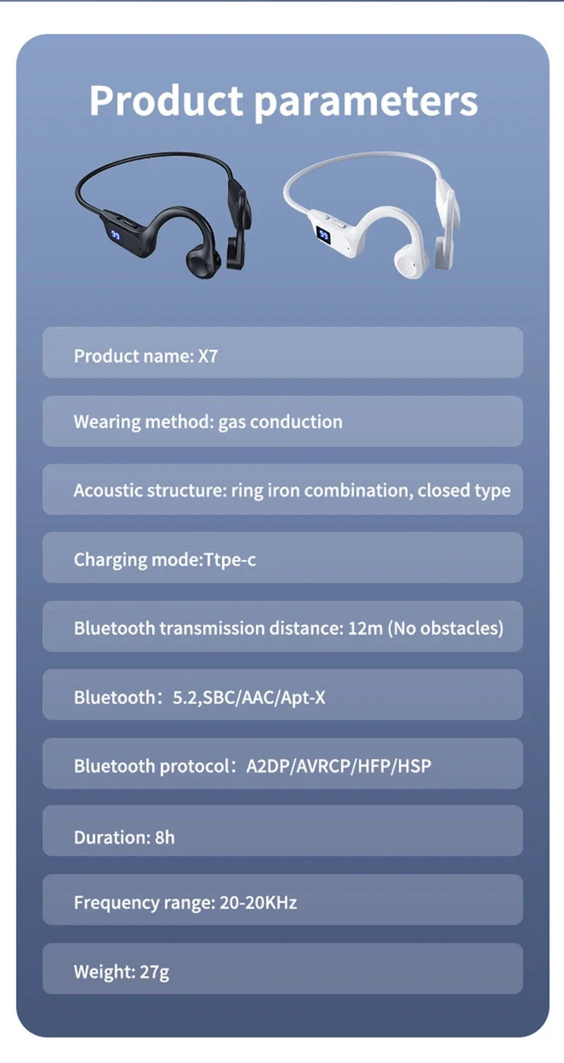Lenovo Bone Conduction Wireless Earphone Sport Swimming Bluetooth Compatible Headphone Hand-free With Mic For Sports Running NEW