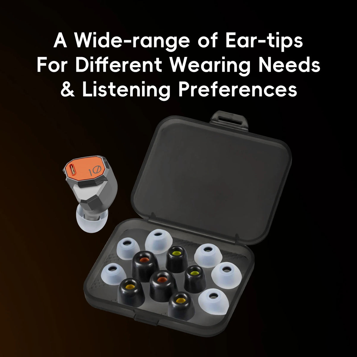HiBy Yacht10 Dynamic Mg & Al Alloy Dome Polymer Diaphragm Dual Magnetic Core 1.2T Magnetic Force Coaxial Cable IEM Earphones