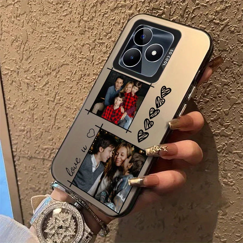 DIY Name Personalised Photos Customized Luxury IMD Cover For iPhone 11 12 13 14 15 16 17 Air Pro Max 7 8 Plus X XS XR 16E Gift