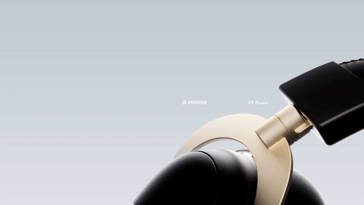 MCHOSE V9 Turbo+ E-sports Magnetic Wireless Gaming Headset 7.1 Surround Sound 90° Swivel Ear Cups Low Latency Magnetic Charging
