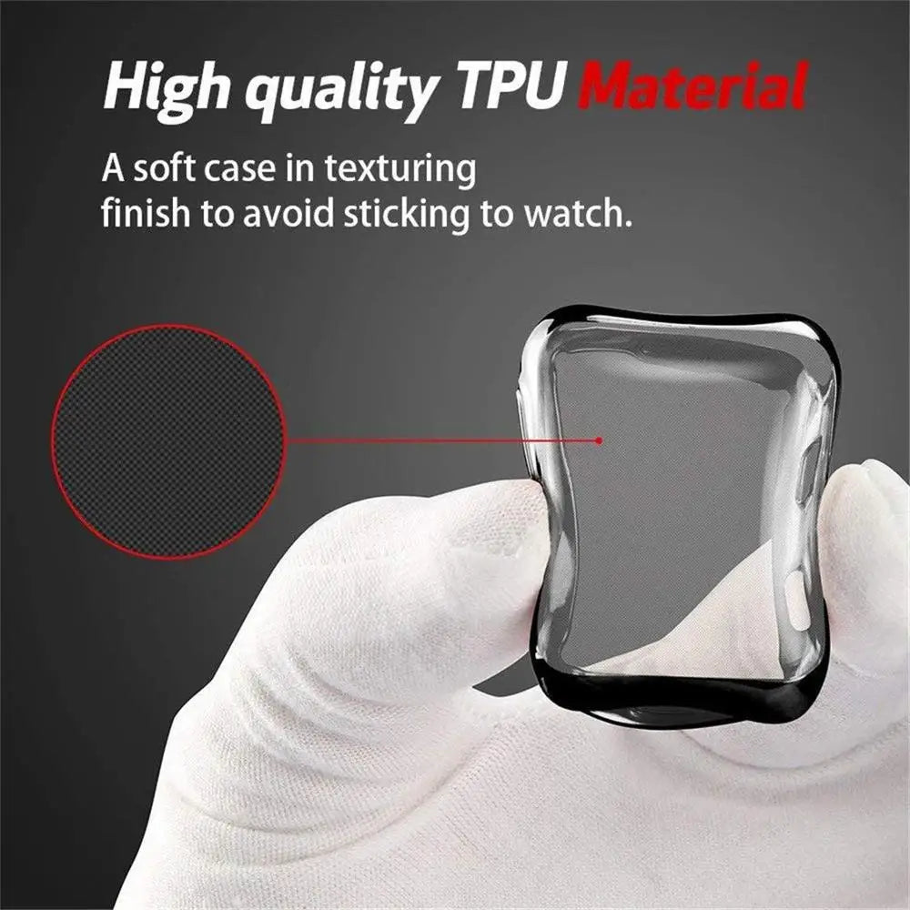TPU Bumper Cover For Apple Watch Ultra 3 2 1 49mm 45mm 44mm 42mm 41mm 40mm 38mm Screen Protector Case For iWatch Serie 9 8 7 6 5