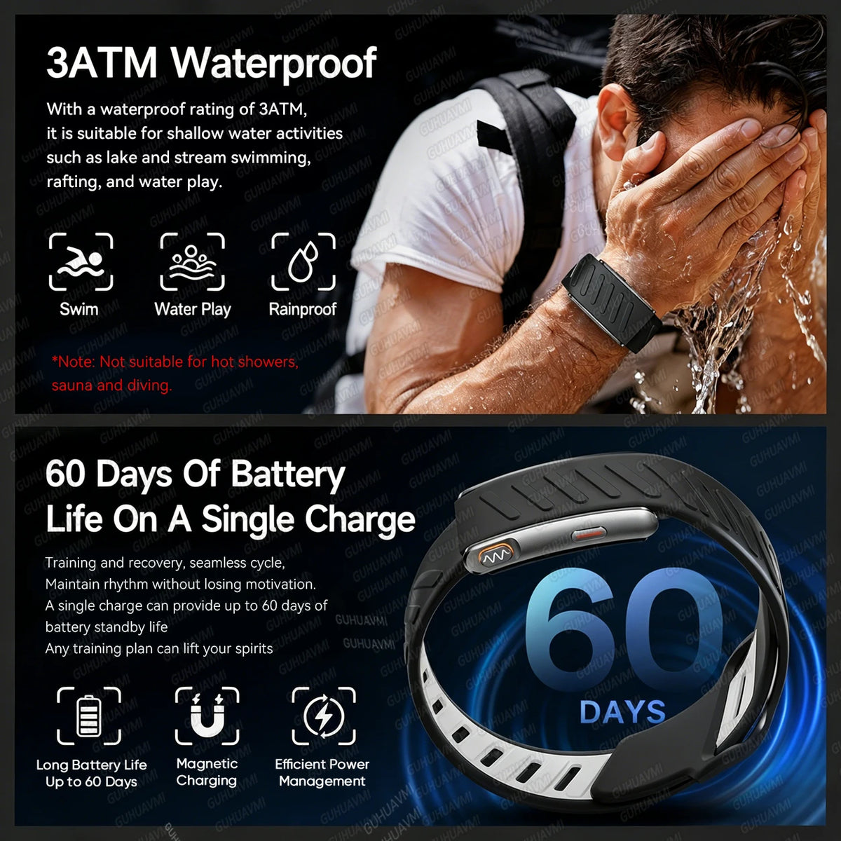2026 New NO Screen Health Smart Bracelet ECG+PPG Blood Pressure Heart Rate Sleep Monitoring Pedometer Fitness tracker Smart Band