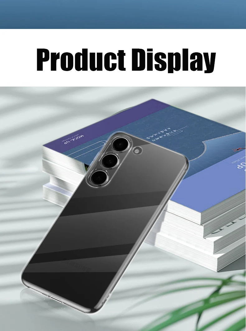 Clear Case For Samsung Galaxy S22 S21 S20 Ultra S10 S9 Plus S10E Shockproof Case For Samsung S25 S24 Plus S23 Fe Soft Back Cover