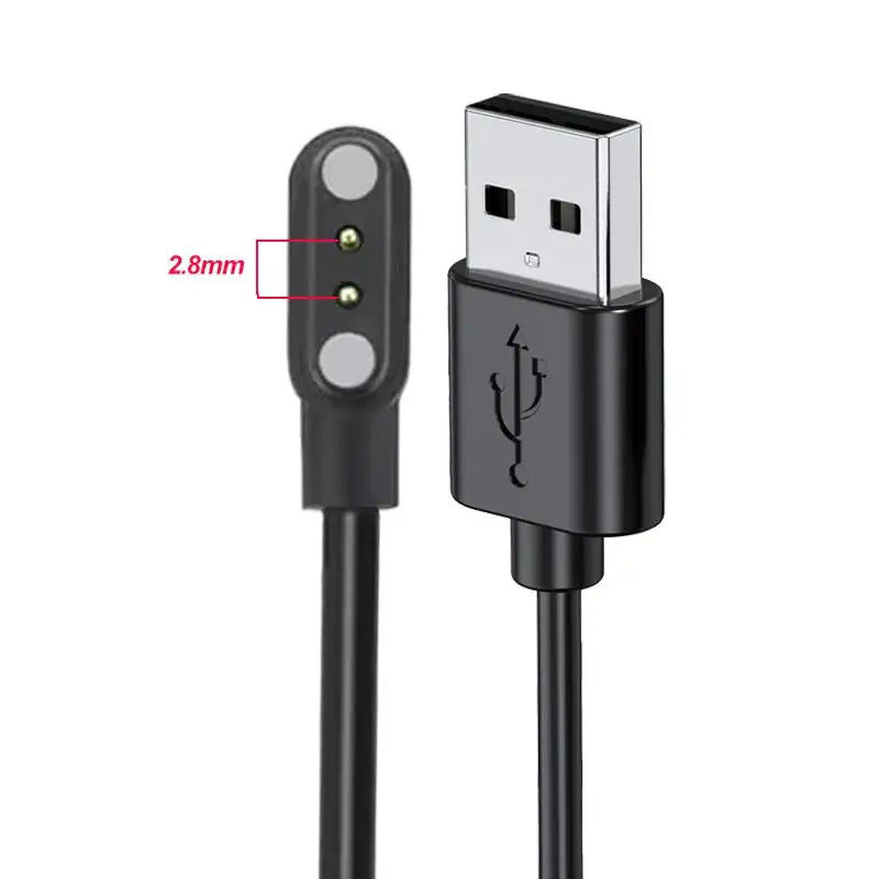 Universal Magnetic Charging Cable USB Dock Charger Power Line Smartwatch Charging Dock Charger Cord Adapter USB Charging Cable