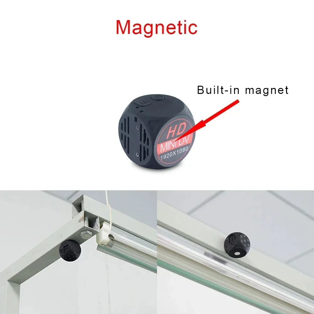 1080P HD Portable Micro Camera Infrared Night Vision Motion Detection Mini Camcorder DV Video Recorder Secret Security Cam Espia