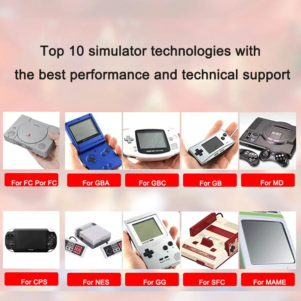 Retro X7 Handheld Game 4.3 Inch HD Large 8G Screen Classic Game Console Built-in 10000 Games Mini Handheld MP5 Video Game