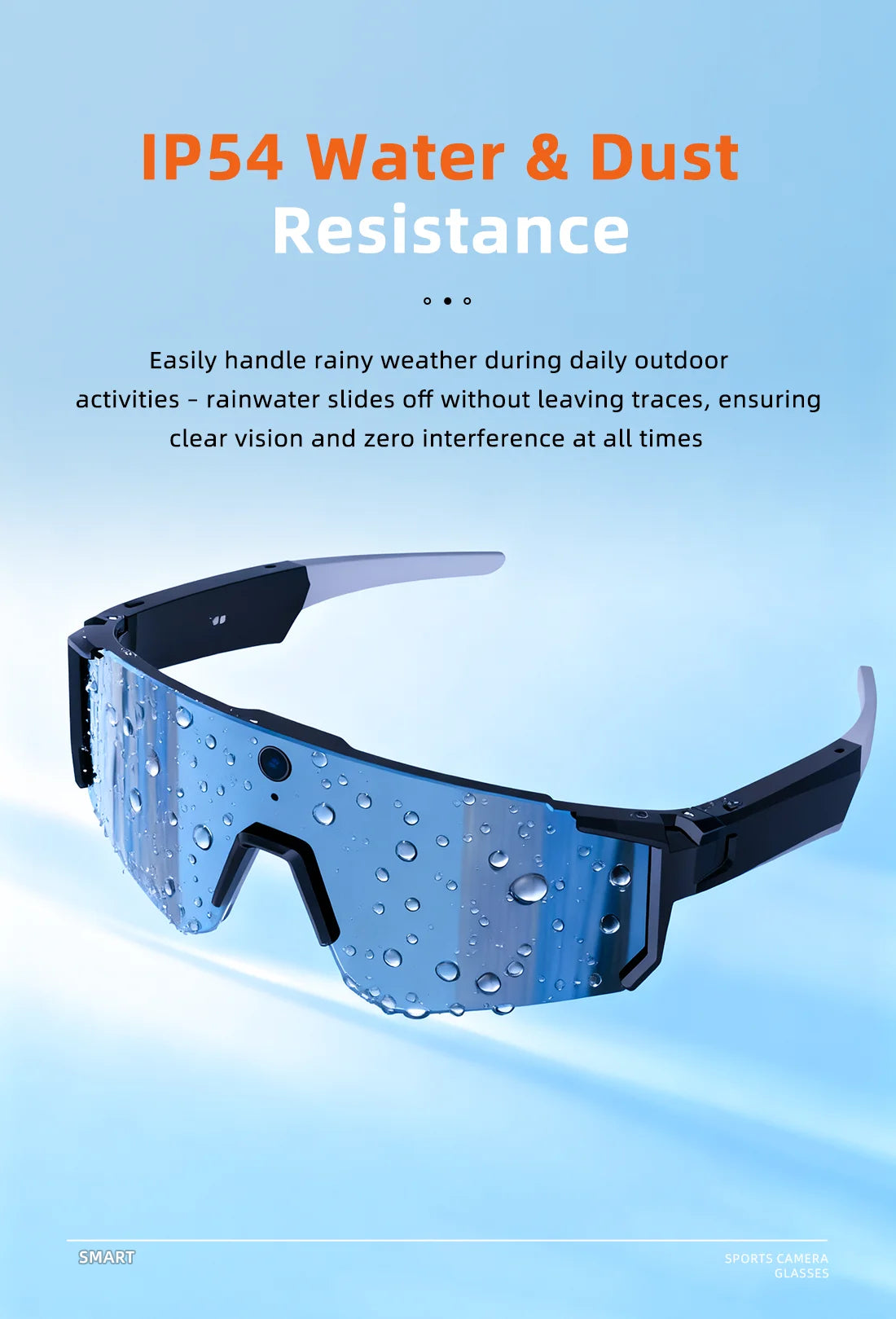 New AI Smart Shooting&Recording Glasses with 800W Camera HD Anti-Shake Bicycle Riding Shooting Artifact Windproof Goggles 2026