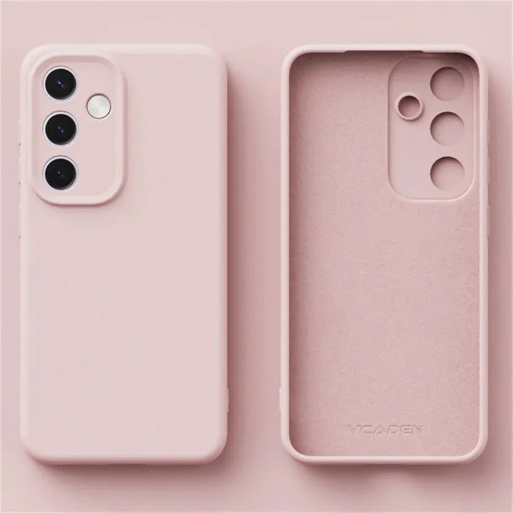 Liquid Silicone Phone Case for Samsung Galaxy S26 S25 S24 S23 S 26 Ultra Plus S26Ultra Cases Original Skin Smooth Protect Cover