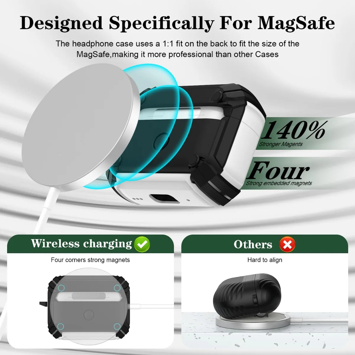 Phone Holder Security Lock Cover For AirPods Pro 3 2025 Case For AirPods Pro3 Pro 3rd Gen 2025 Cases Shockproof Headphone Cover