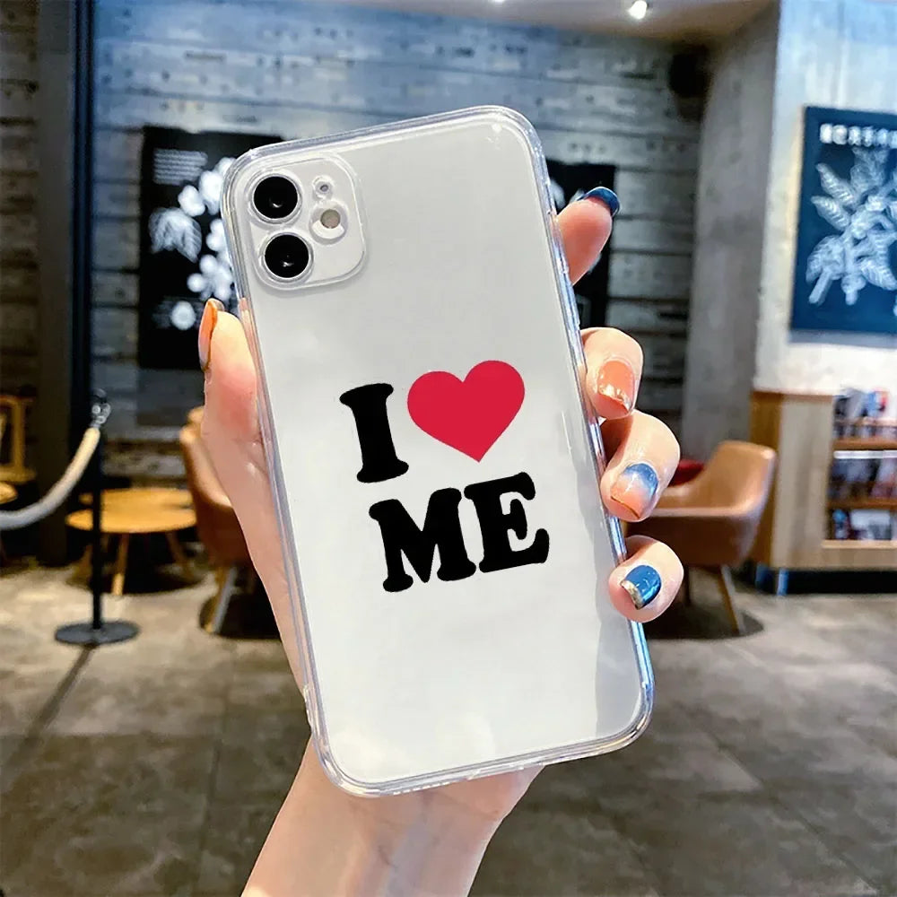 I Love My Boyfriend Girlfriend Couple Phone Case for iPhone 16 11 12 13 14 15 Pro Max Mini 7 8 Plus Paired Customized Soft Cover