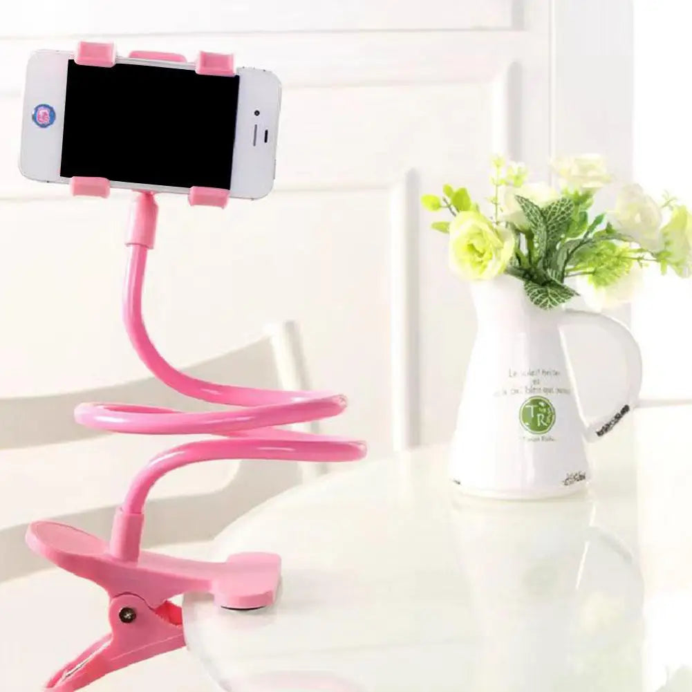 Phone Holder Stand Lazy Bracket Headrest Bed 360 Flexible Long Arms Clamp Mount Phone Stand 360 ° Rotation For iPhone 3.5~6.5"