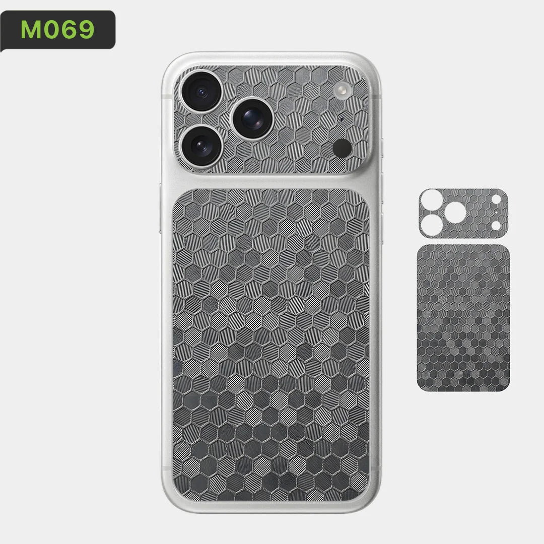 BC02 for Apple iPhone 17 Pro Max /17 Pro/Air Camera with Battery Skin Wrap 3D Colorful Rear Protective Sticker Film