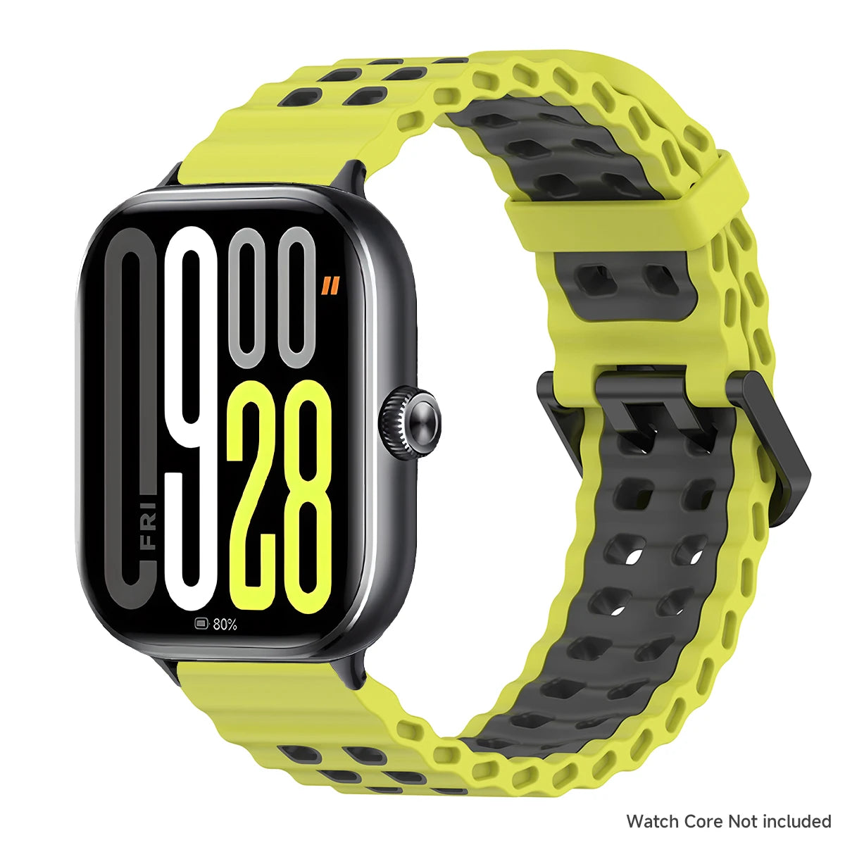 Soft Silicone Strap for Redmi Watch 6 5 4 Sports Two Tone Wristband for Xiaomi Mi Band 8 9 Pro Adjustable Rubber Wristband