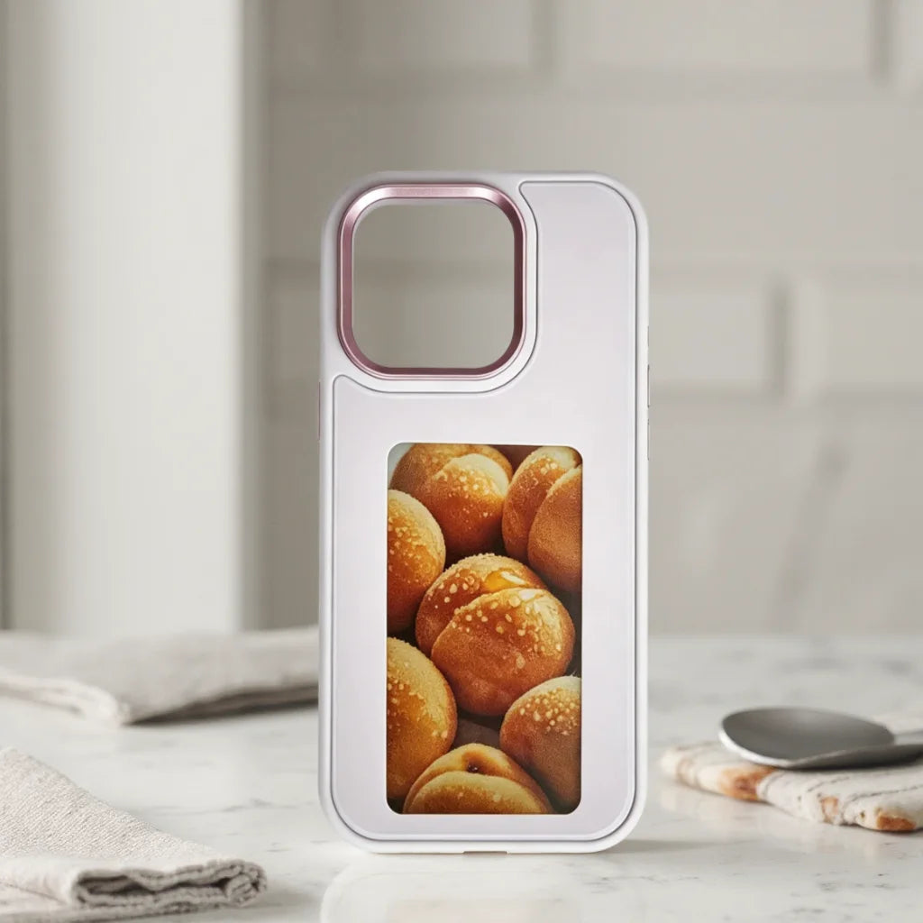 NFC Smart Phone Case DIY Screen 4 Colors Display for Apple Phone Iphone 15/14/13 Pro Max 3.7 Inch Wireless Image Transmission