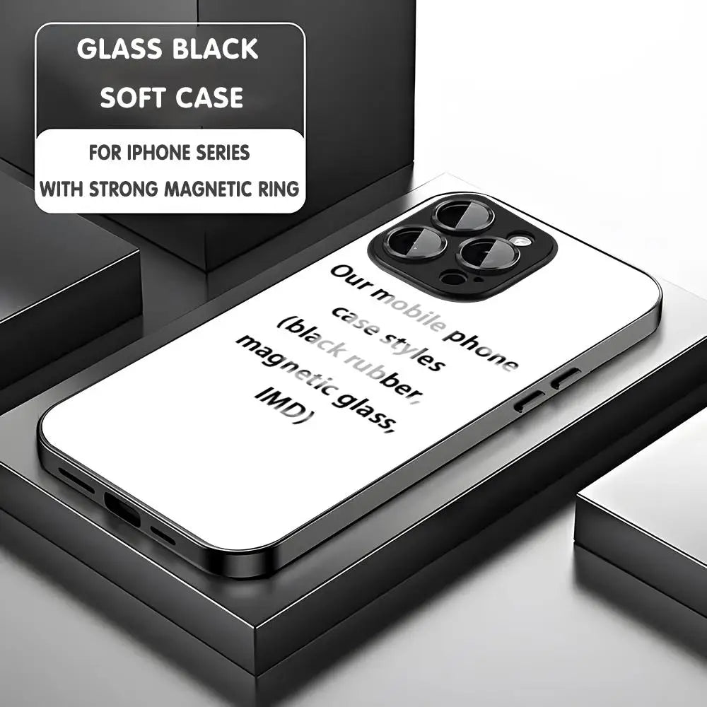 Customized DIY phone cases Phone Case For iPhone 16 15 14 13 12 11 X XR XS XSMAX 8 Plus Mini Pro Max Glass Magnetic Phone Case