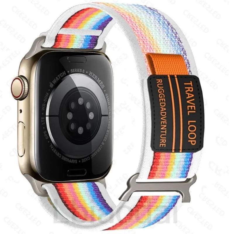 Band for Apple Watch Straps 44mm 40mm 49mm 45mm 41mm 46mm Correa Trail loop bracelet iwatch series 6 se 8 9 ultra 2 3 10 11 12